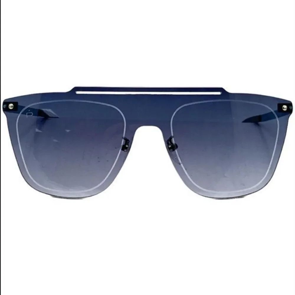 Prive Revaux NEW Shady Business Rimless Sunglasses Navy Blue